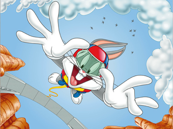 Warners Bros. Bugs Bunny poster illustrated by Tim Douglas