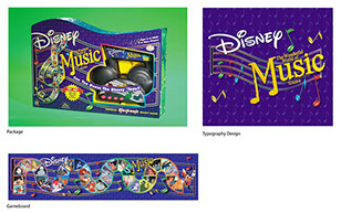 Disney Music Game designed and illustrated by Tim Dougas
